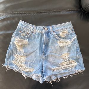 Topshop denim shorts